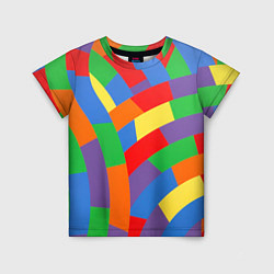 Детская футболка Разноцветные текстуры и паттерны