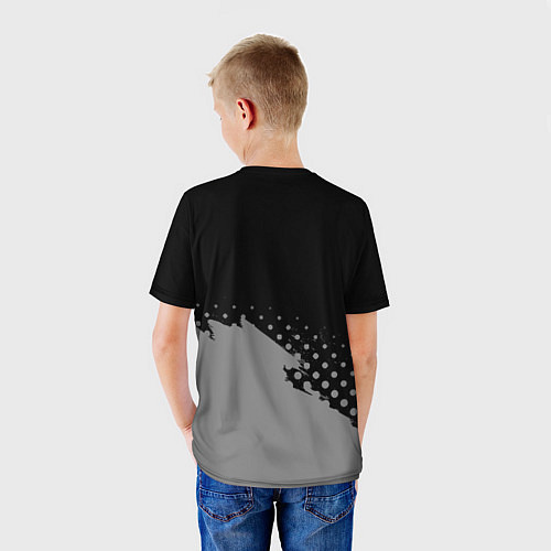 Детская футболка Николай - в красной рамке на темном / 3D-принт – фото 4