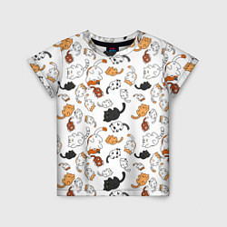 Детская футболка Вечеринка кошек