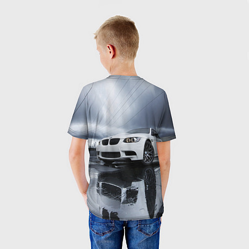 Детская футболка Беха классная тачка / 3D-принт – фото 4
