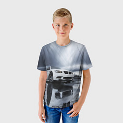Футболка детская Беха классная тачка, цвет: 3D-принт — фото 2