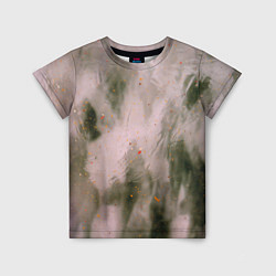 Детская футболка Абстрактный туман и следы красок