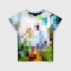 Детская футболка Пиксельная абстракция