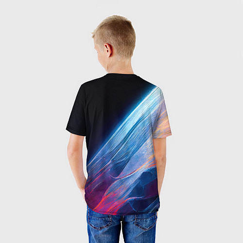 Детская футболка Valorant - разлом / 3D-принт – фото 4