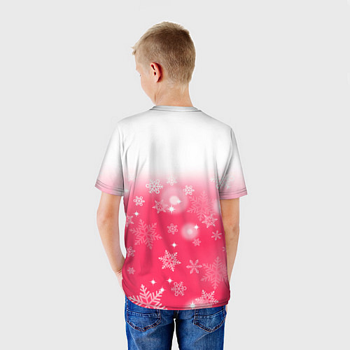 Детская футболка Зайка в венке 2023 / 3D-принт – фото 4