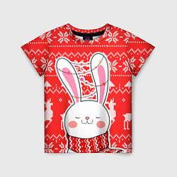 Детская футболка Новогодний свитер с символом года
