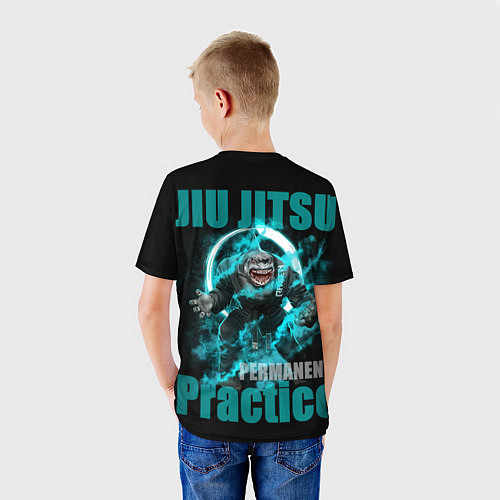 Детская футболка Jiu-Jitsu Practice / 3D-принт – фото 4