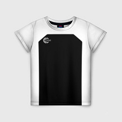 Детская футболка FIRM черно-белая