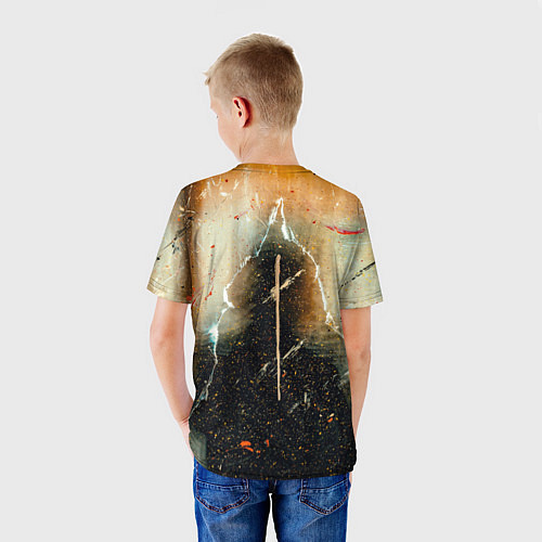 Детская футболка Туман, тени и краски / 3D-принт – фото 4