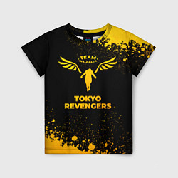 Детская футболка Tokyo Revengers - gold gradient