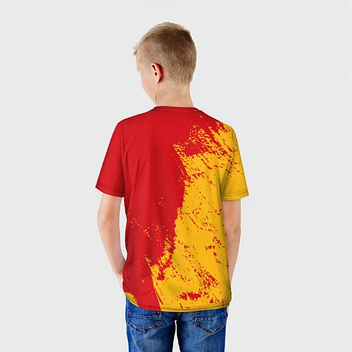 Детская футболка Сборная Испании / 3D-принт – фото 4
