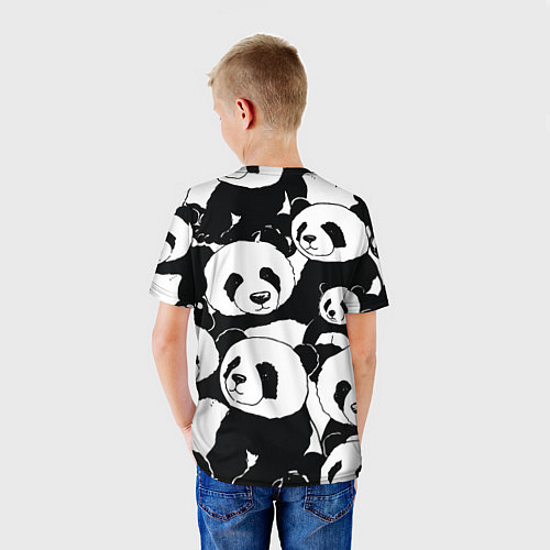 Детская футболка С пандами паттерн / 3D-принт – фото 4