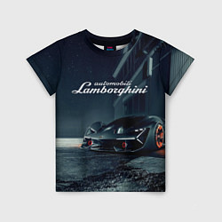 Футболка детская Lamborghini - power - Italy, цвет: 3D-принт