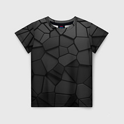 Детская футболка Черные стальные плиты
