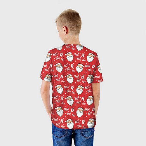 Детская футболка Дед Мороз - Санта Клаус / 3D-принт – фото 4