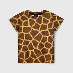 Детская футболка Текстура жирафа
