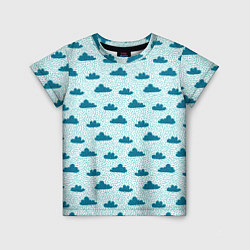 Детская футболка Облака и дождь