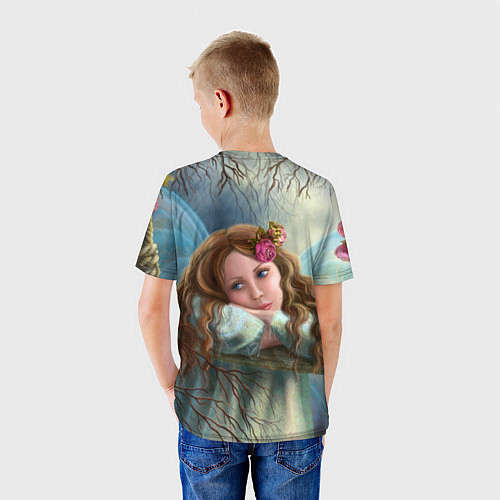 Детская футболка Фэнтези фея бабочка / 3D-принт – фото 4