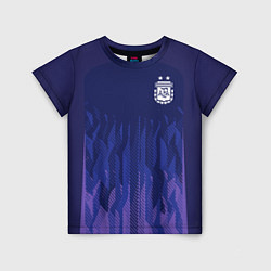 Детская футболка Сборная Аргентины ЧМ 2022 выездная