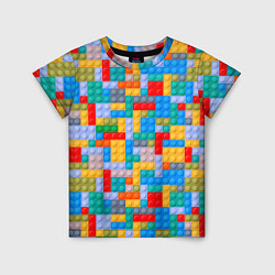 Детская футболка Детский конструктор - текстура