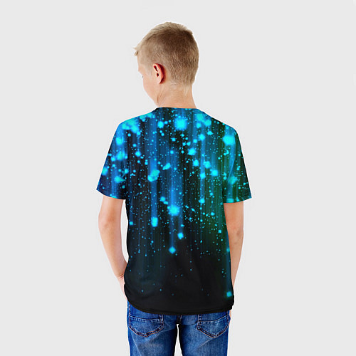 Детская футболка Space - starfall / 3D-принт – фото 4