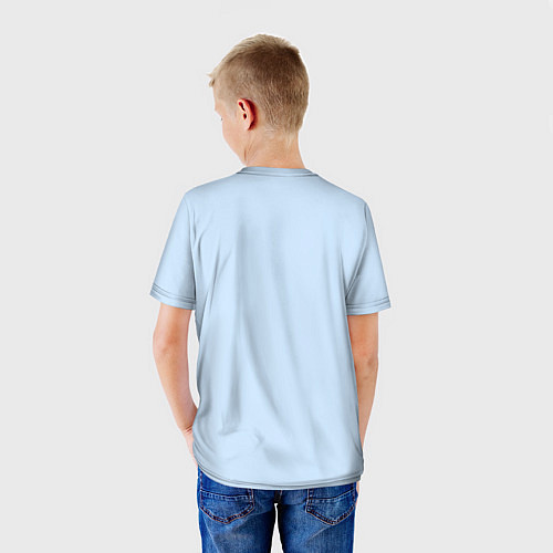 Детская футболка Koguma peace - Супер Каб / 3D-принт – фото 4