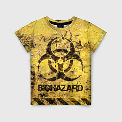 Детская футболка Danger biohazard