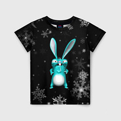 Детская футболка Cheeky rabbit celebrates the new year