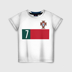 Детская футболка Роналду ЧМ 2022 Португалия выездная