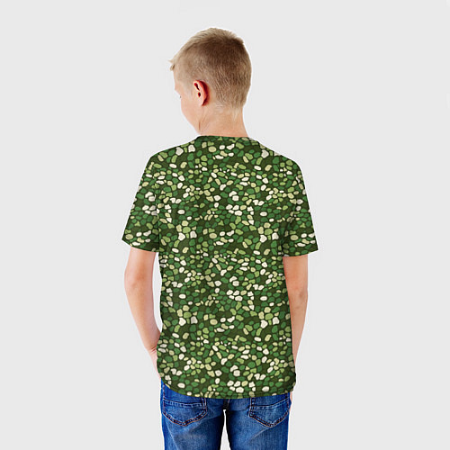 Детская футболка Милитари камни / 3D-принт – фото 4
