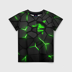 Детская футболка Razer green neon