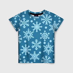 Детская футболка Blue snow