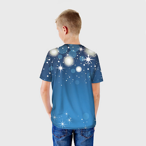 Детская футболка Кошачье трио / 3D-принт – фото 4