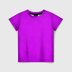 Детская футболка Неоновый розово-сиреневый текстурированный