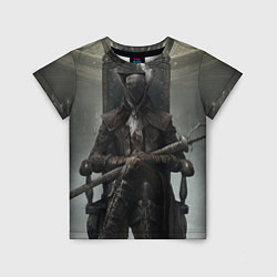 Детская футболка Bloodborne охотник