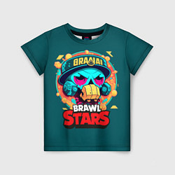 Детская футболка Brawl Stars, уникальный персонаж