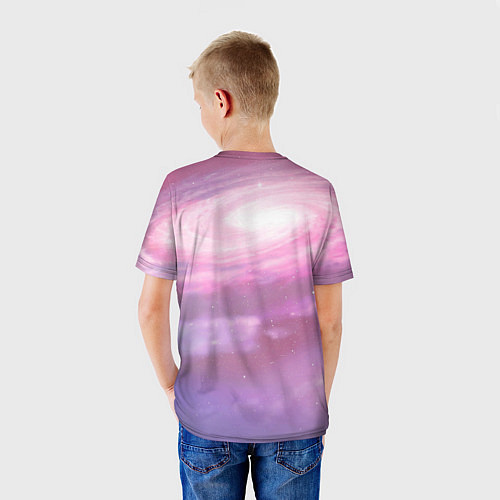 Детская футболка Обезьянка в космосе / 3D-принт – фото 4