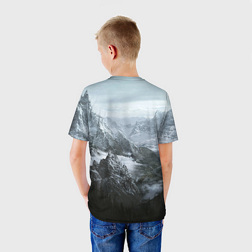 Детская футболка Природа Скайрима / 3D-принт – фото 4