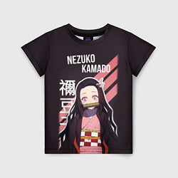 Детская футболка Клинок, рассекающий демонов - персонаж Незуко Кама