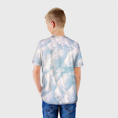 Детская футболка Облачный дрифт / 3D-принт – фото 4