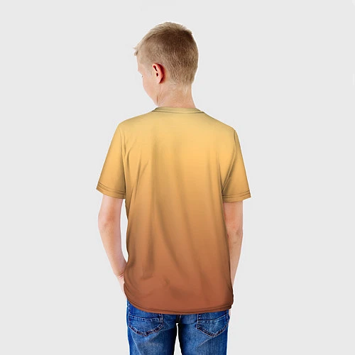 Детская футболка Golden girl / 3D-принт – фото 4