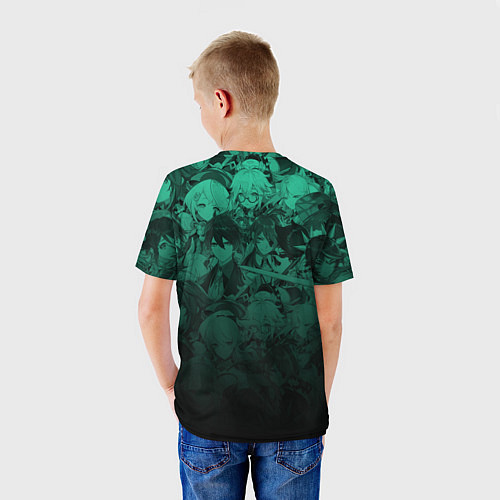 Детская футболка Сяо - геншин импакт / 3D-принт – фото 4