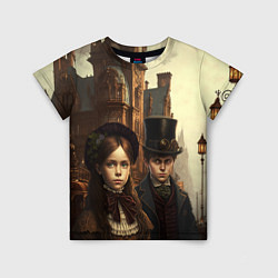 Детская футболка Victorian boy and girl