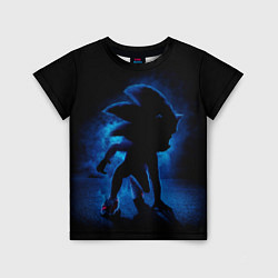 Детская футболка Sonic - dark theme