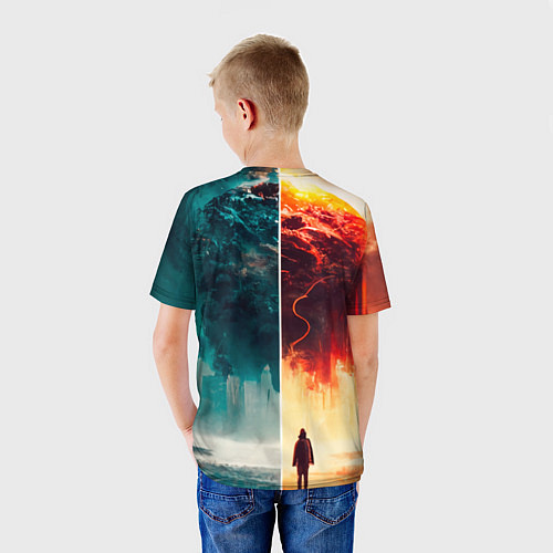 Детская футболка Параллельные вселенные / 3D-принт – фото 4
