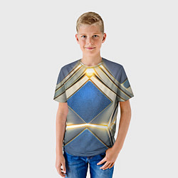 Футболка детская Киберкостюм с подсветкой, цвет: 3D-принт — фото 2