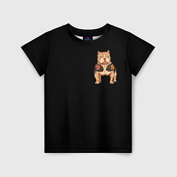 Детская футболка Yakuza dog samurai