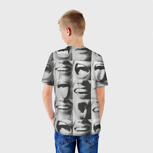 Детская футболка Принт с частью лица / 3D-принт – фото 4