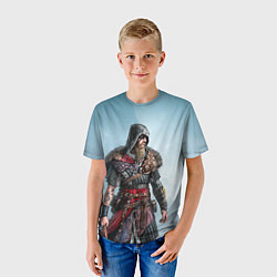 Футболка детская Ассасин-викинг, цвет: 3D-принт — фото 2