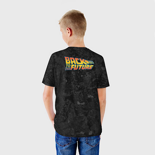 Детская футболка Назад в Будущее - пленки с кадрами из фильмов / 3D-принт – фото 4